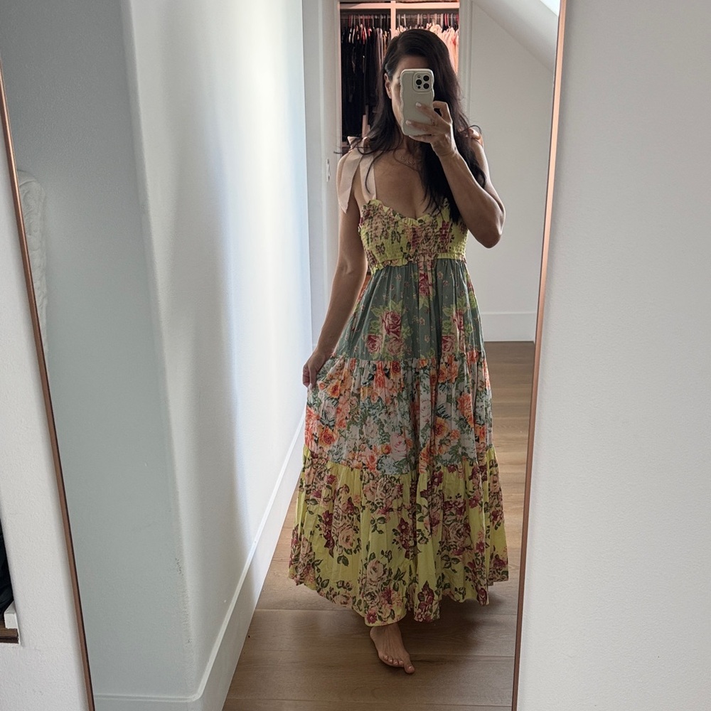Free people Blue bell floral maxi NWT - Picture 4 of 7